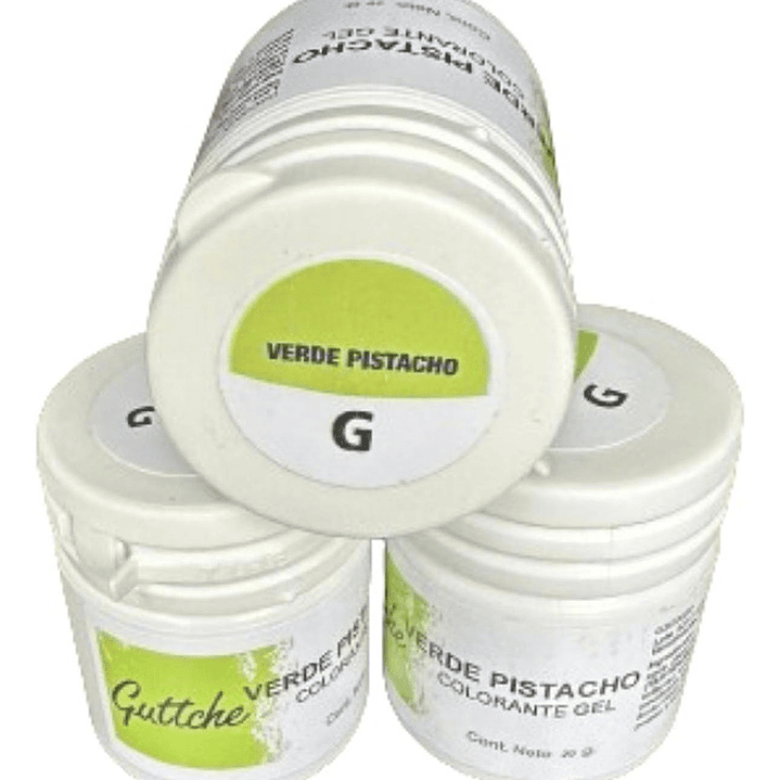 Colorante Gel Verde Pistacho Guttche 20gr 1