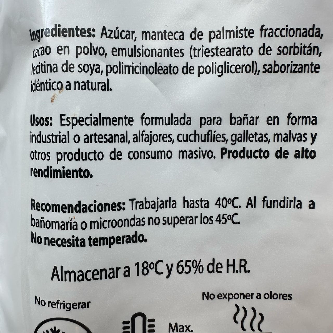 Gotas Chocolate Suced. Semibitter 407 Neucober 1kg 3
