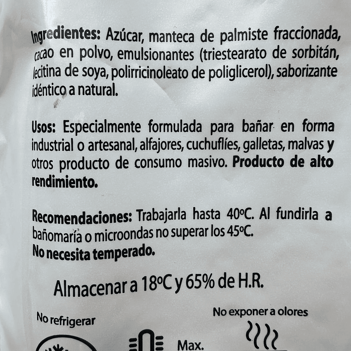 Gotas Chocolate Suced. Semibitter 407 Neucober 1kg 3