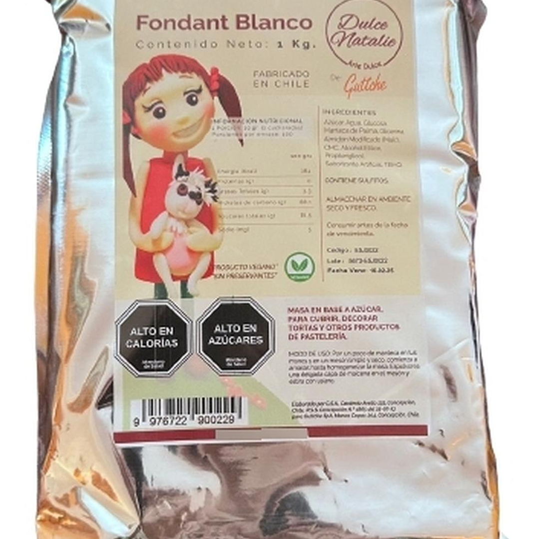 Fondant Blanco Dulce Natalie Guttche 1 Kg 1
