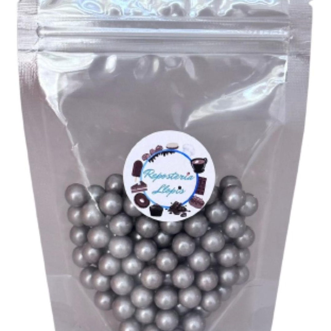 Perlas Plateadas 8mm 70 Gr 1