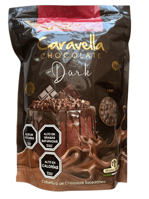 Gotas Chocolate Sucedaneo Bitter Caravella 1kg