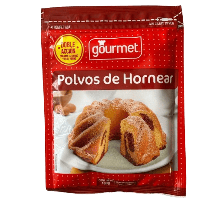 Polvos de Hornear Doble Accion Gourmet 100gr 1