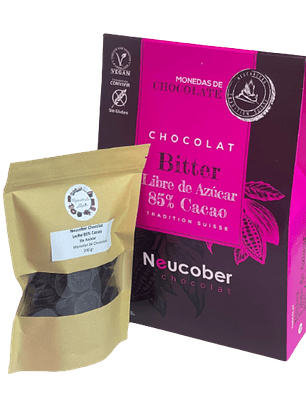 Neucober Chocolate Bitter 85% Cacao SA 200gr