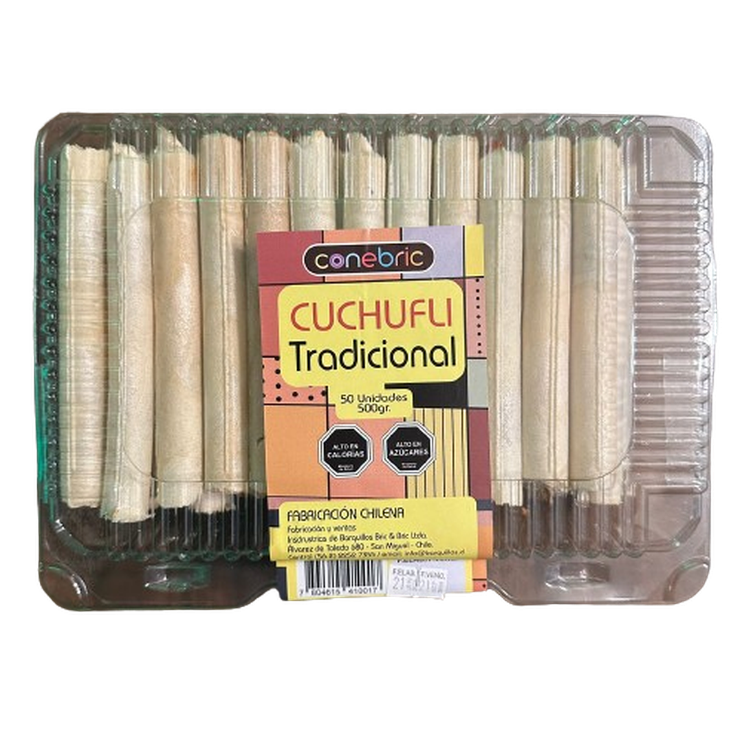 Vaina Cuchufli Rellenos con Manjar Conebric 50un 1