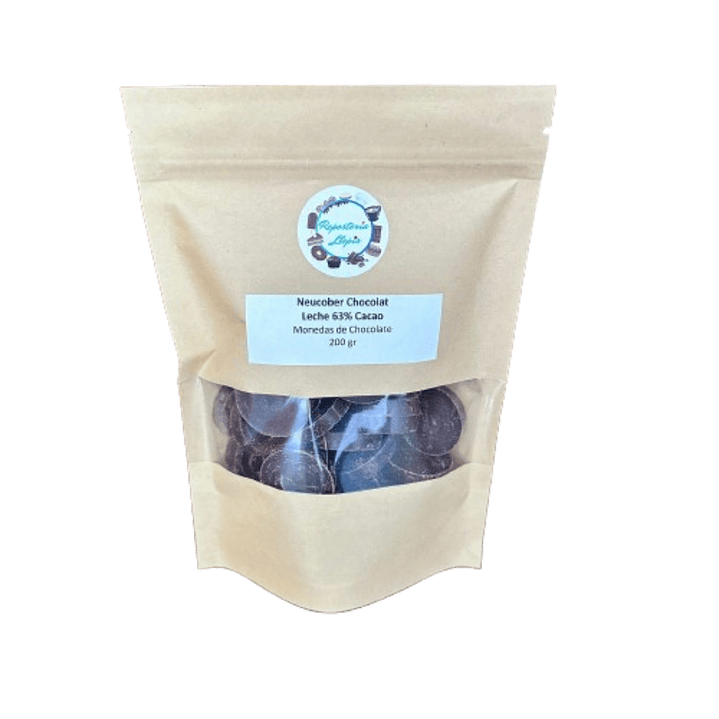 Neucober Monedas Chocolate Bitter 63% Cacao 200gr 2