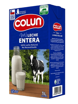 Leche Liquida Entera 1 lt Colun