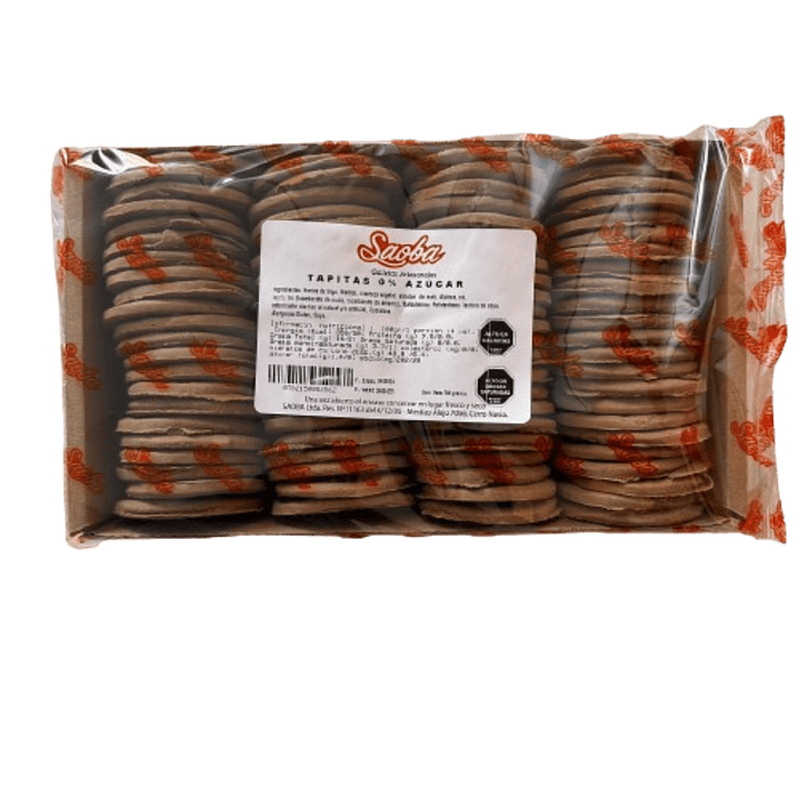 Galletas Alfajor Saoba Sin Azucar 100 Unidades 1