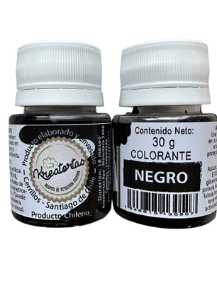 Colorante Gel Negro Kreatortas 30gr