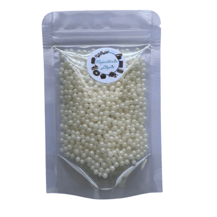 Perla Blanca Brillante 4mm 70gr 1