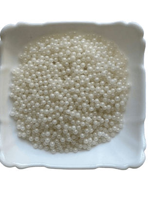 Perla Blanca Brillante 4mm 70gr