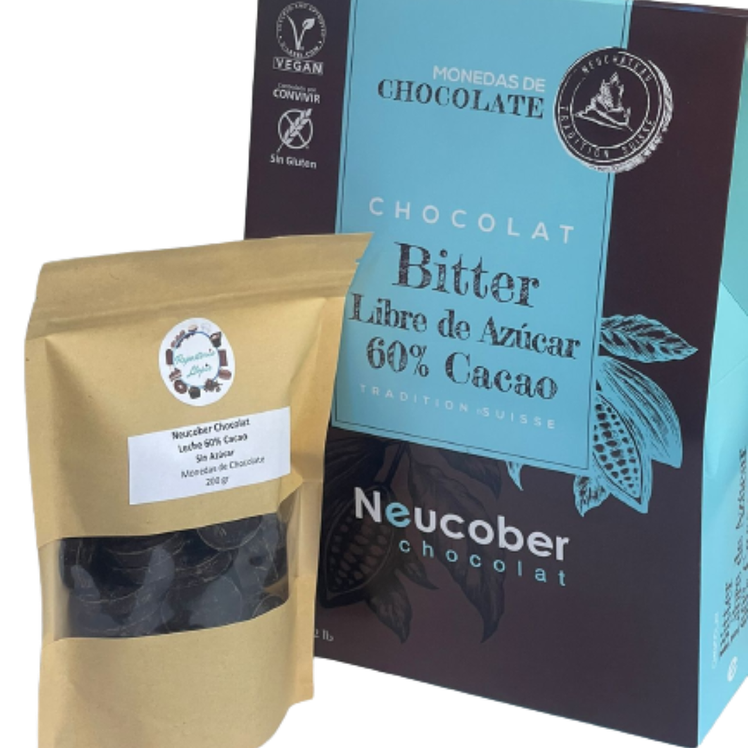Neucober Monedas Chocolate Bitter 60% SA 200gr 1