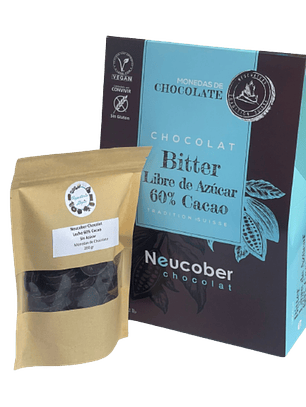 Neucober Monedas Chocolate Bitter 60% SA 200gr