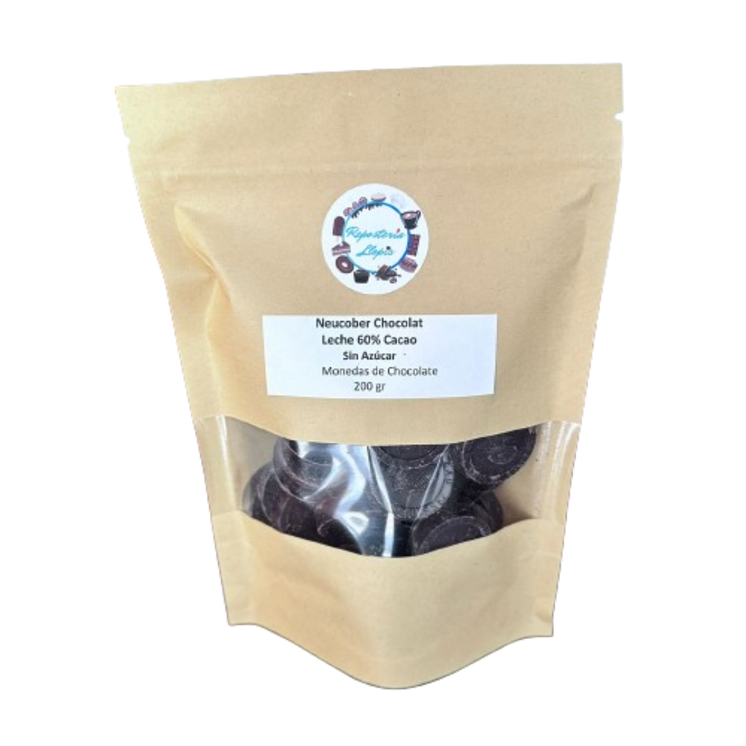 Neucober Monedas Chocolate Bitter 60% SA 200gr 2