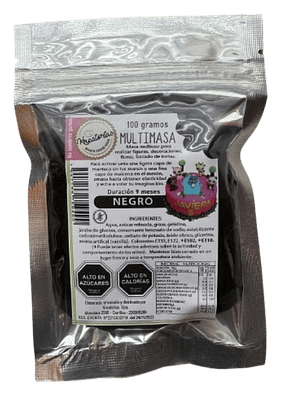 Multimasa Fondant Negro Kreatortas 100gr