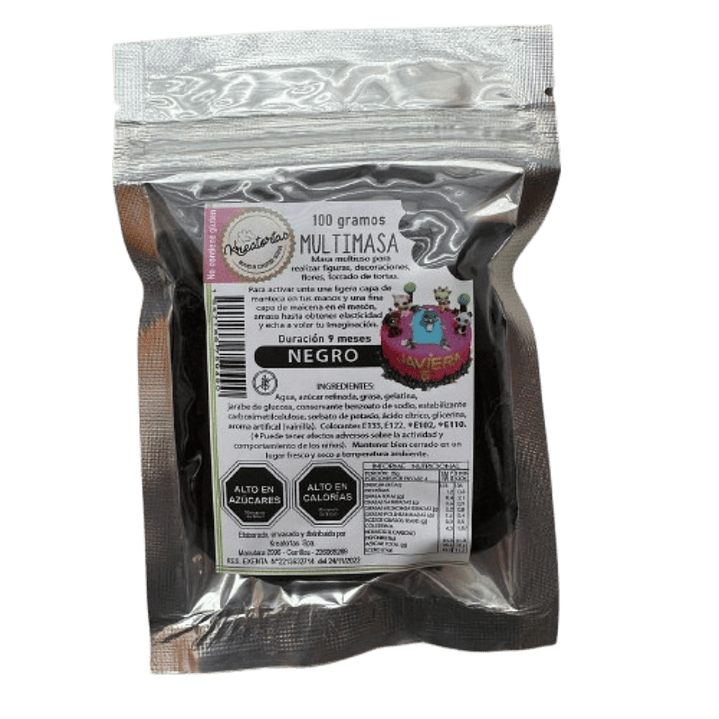 Multimasa Fondant Negro Kreatortas 100gr 1