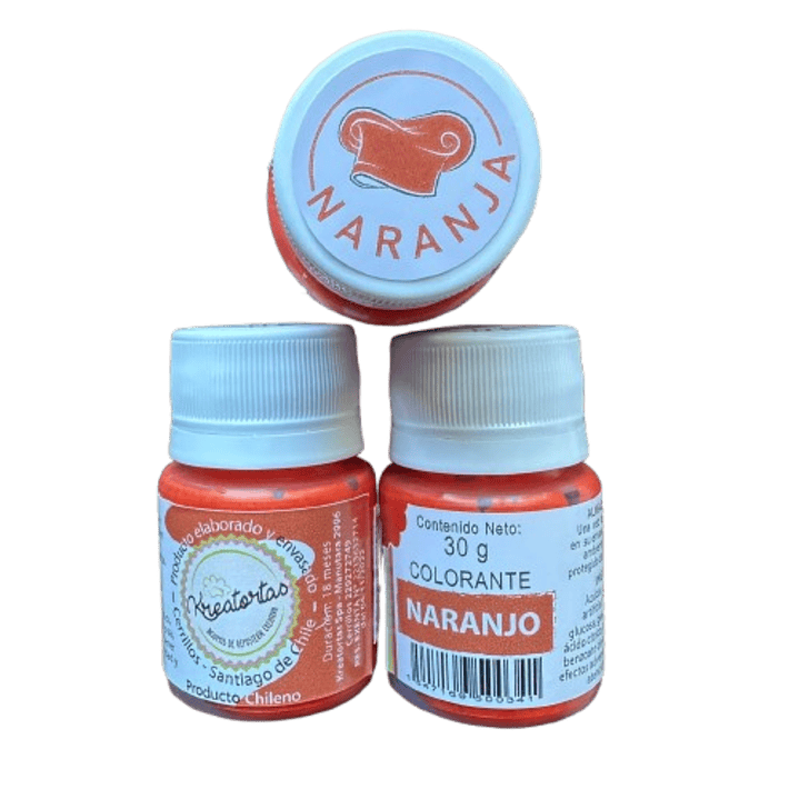 Colorante en Gel Naranja Kreatortas 2