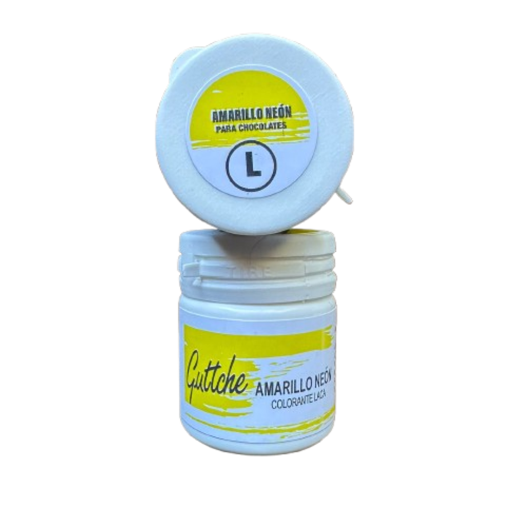 Colorante Laca Amarillo Neon Guttche 15gr 1