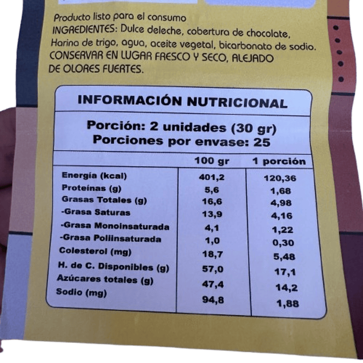 Cuchufli Rellenos Bañados Chocolate Conebric 50Un 2