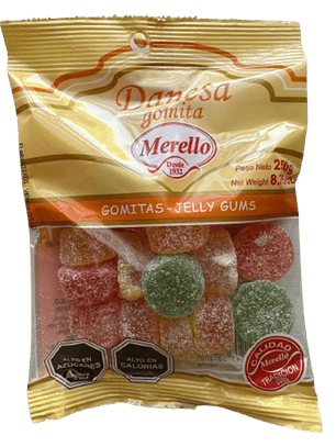 Gomitas Danesas Sabores Frutales Merello 250gr