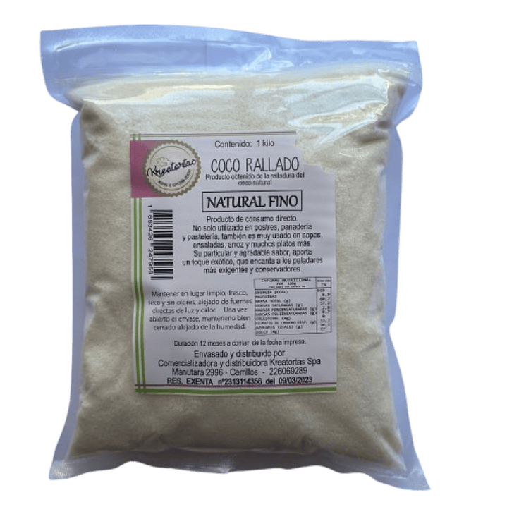 Coco rallado Kreatortas 1Kg 1