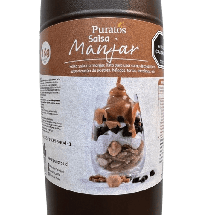 Salsa Manjar Puratos 1kg 2