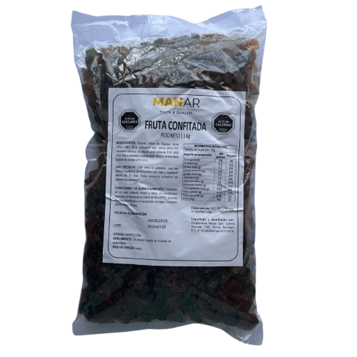 Fruta Confitada Manar 1 Kg 1