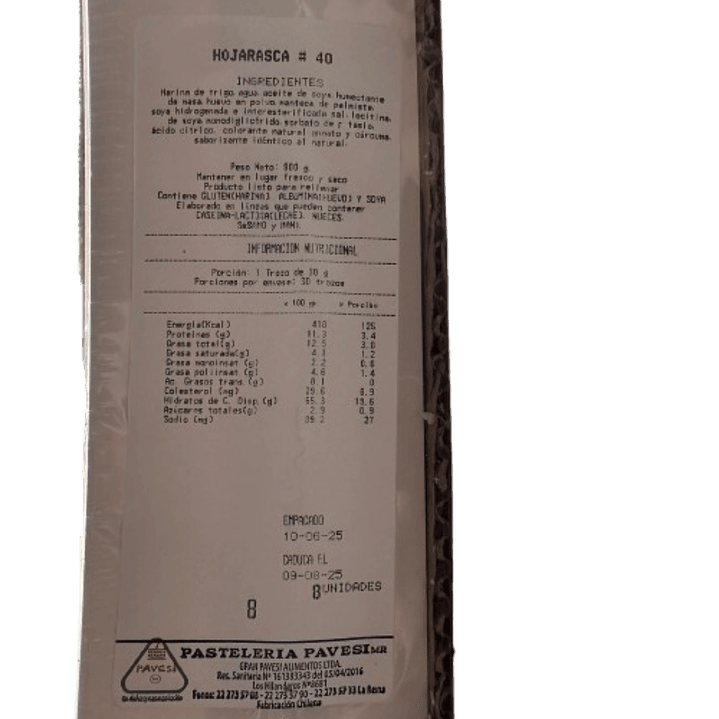 Hojarasca N40 33x26 cm 8 hojas 3