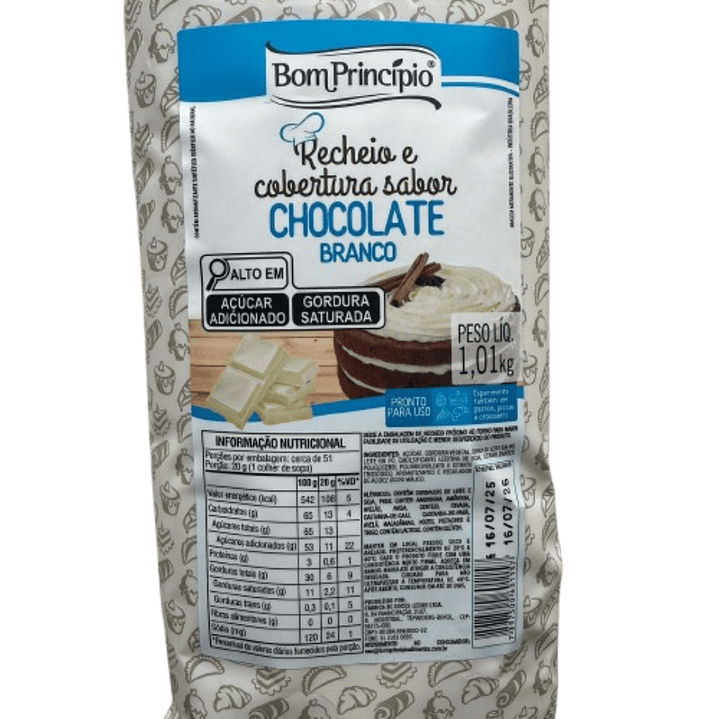 Relleno Chocolate Blanco Bon Principio 1kg 2