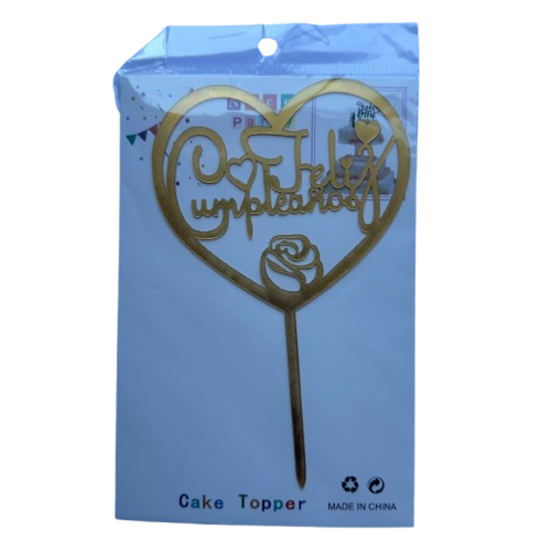 Topper Feliz Cumpleaños 5 2