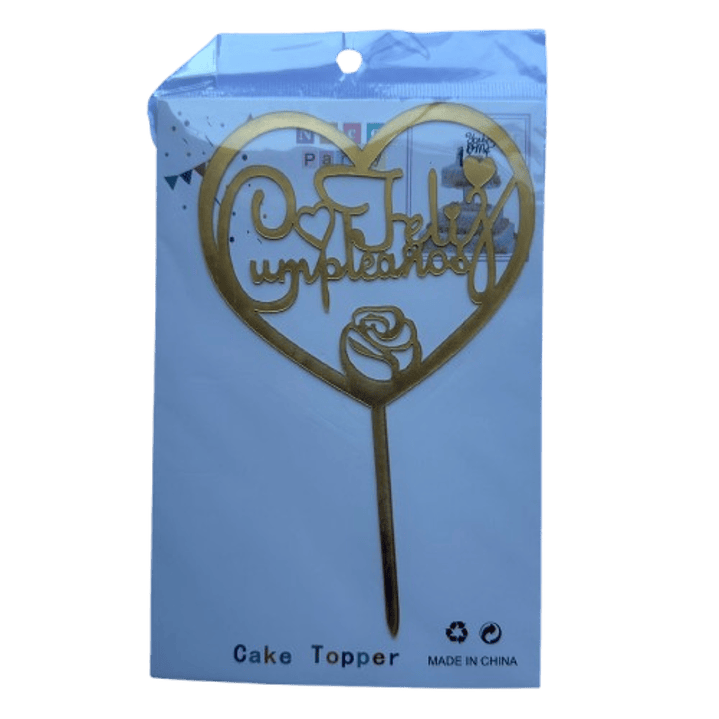 Topper Feliz Cumpleaños 5 2