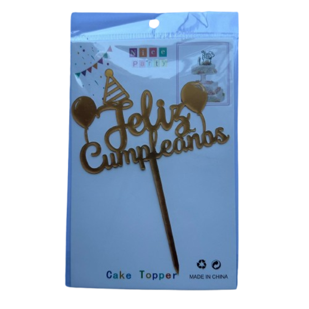 Topper Feliz Cumpleaños 4 2