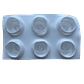 Molde Silicona 6 Rosas Grandes - Miniatura 2