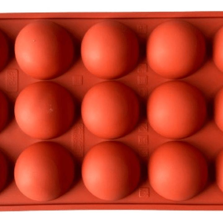 Molde Silicona Esferas Medianas 1