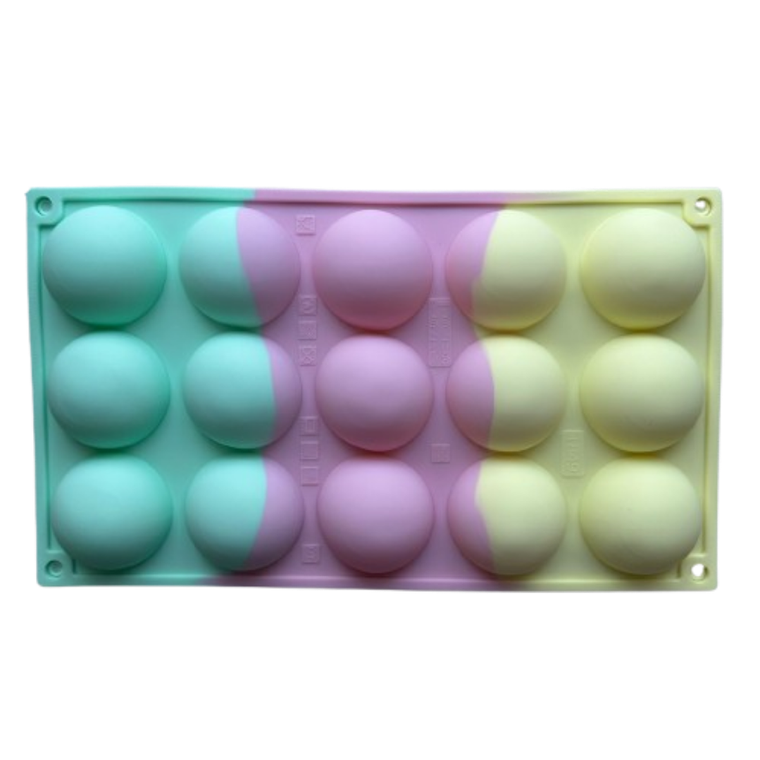 Molde Silicona Esferas Medianas 4