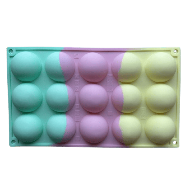 Molde Silicona Esferas Medianas 4