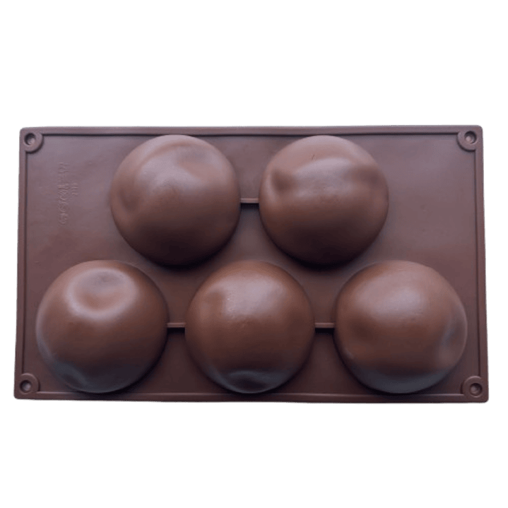 Molde Silicona 5 Esferas Grande 2