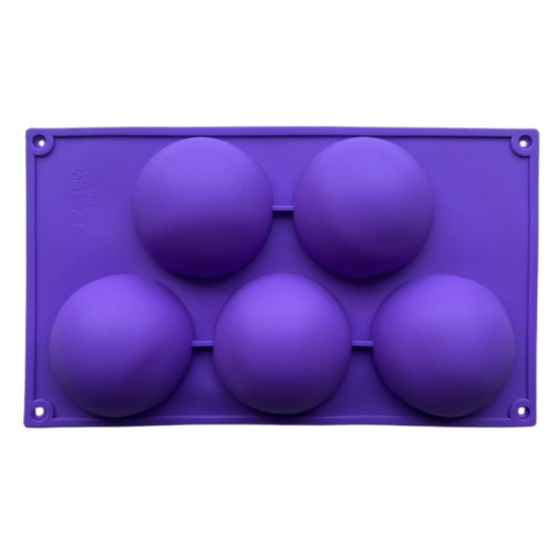 Molde Silicona 5 Esferas Grande 3