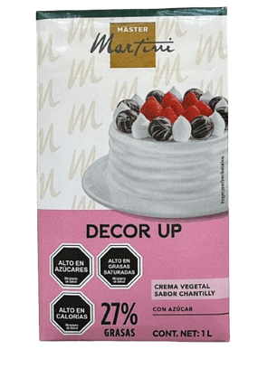 Crema Vegetal Decor Up Master Martini