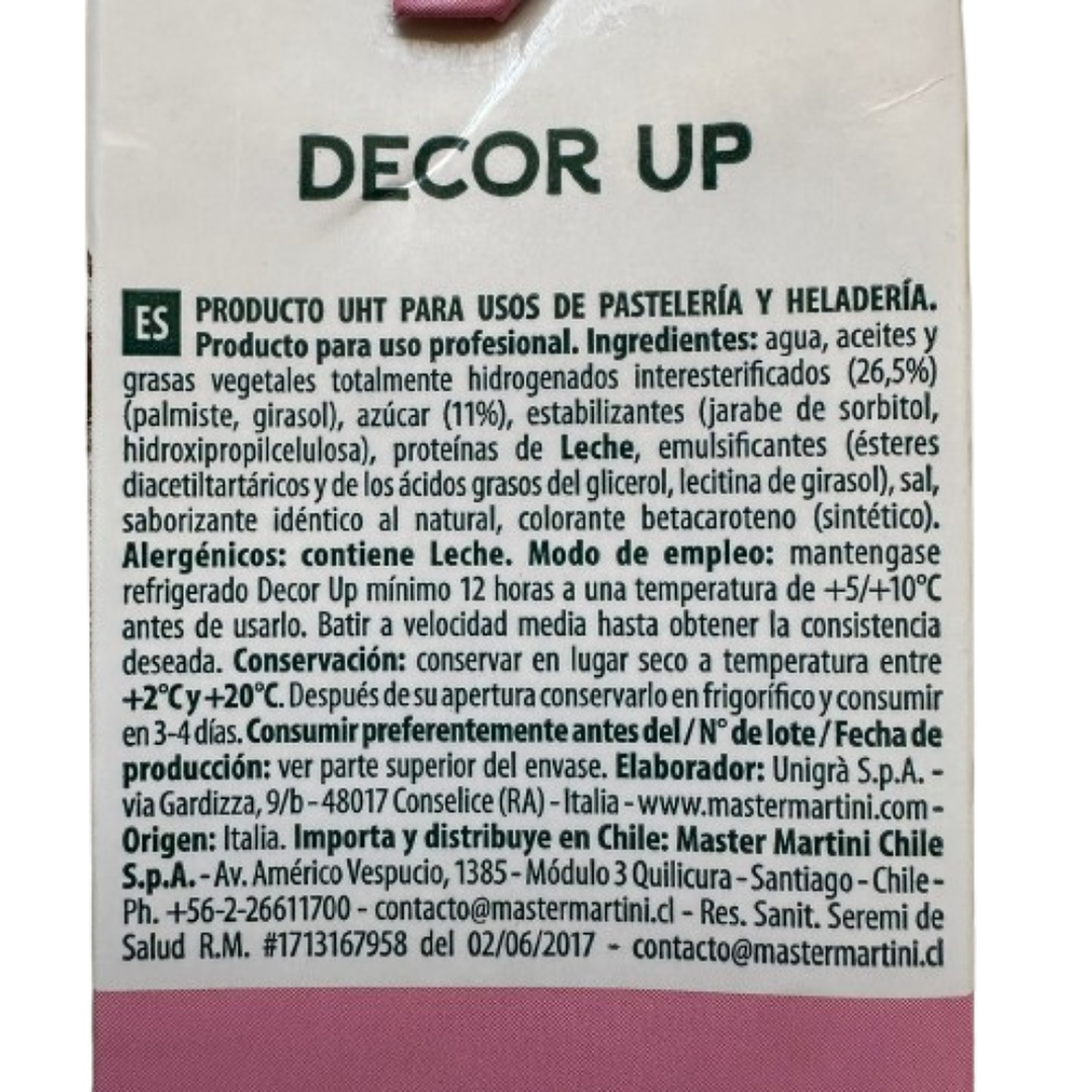 Crema Vegetal Decor Up Master Martini 2