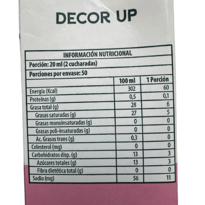 Crema Vegetal Decor Up Master Martini 3