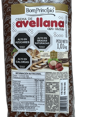 Relleno Crema de Avellanas Bon Principio 1kg