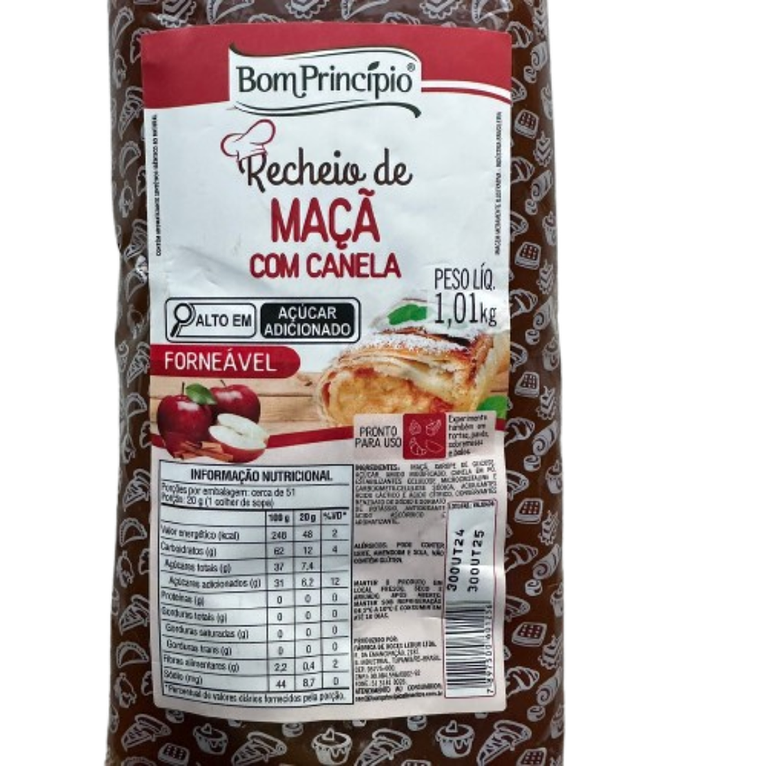 Relleno Manzana Canela Bon Principio 1kg 2