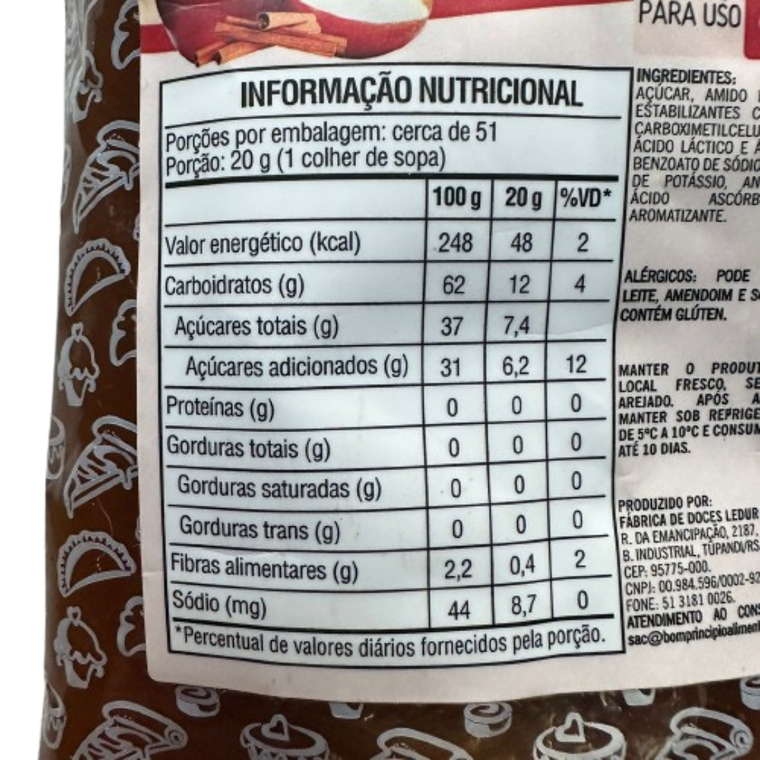 Relleno Manzana Canela Bon Principio 1kg 3