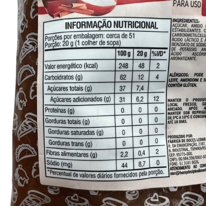 Relleno Manzana Canela Bon Principio 1kg 3