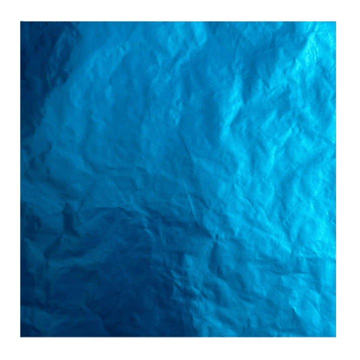 Pliego Papel Aluminio Azul 1