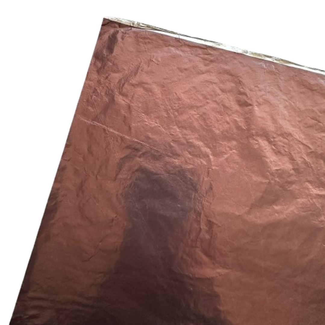 Pliego Papel Aluminio Cafe 43,5cm x 58,5cm 2