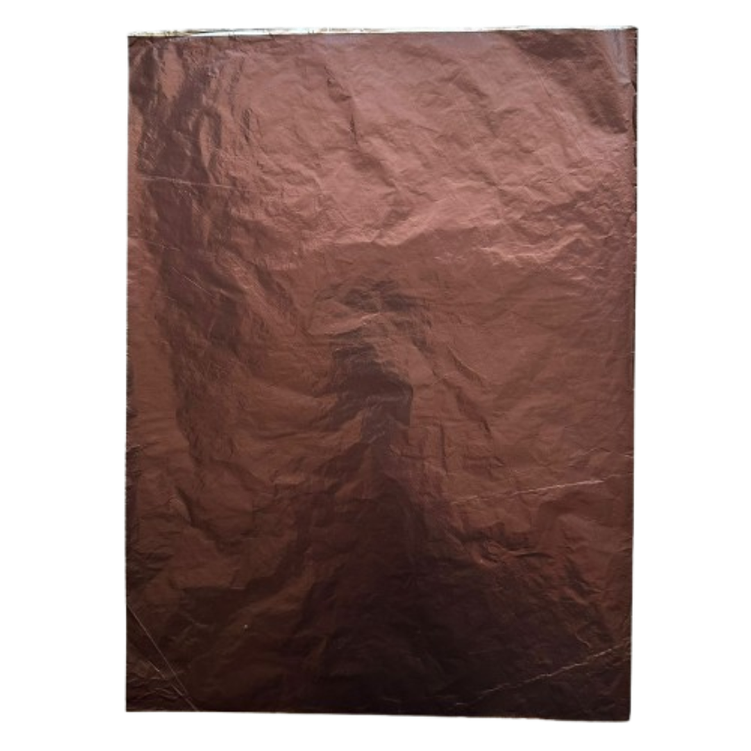 Pack 5 Pliego Papel Aluminio Cafe 43x58cm 1