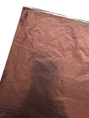 Pack 5 Pliego Papel Aluminio Cafe 43x58cm