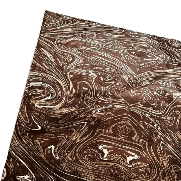 Pack 5 Pliego Papel Aluminio Café Diseño 43x58cm 2